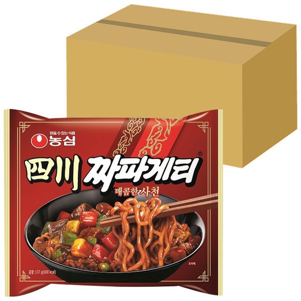 新しく着き 農心四川チャパゲティx40袋/ラーメン袋ラーメン1箱 韓国麺類