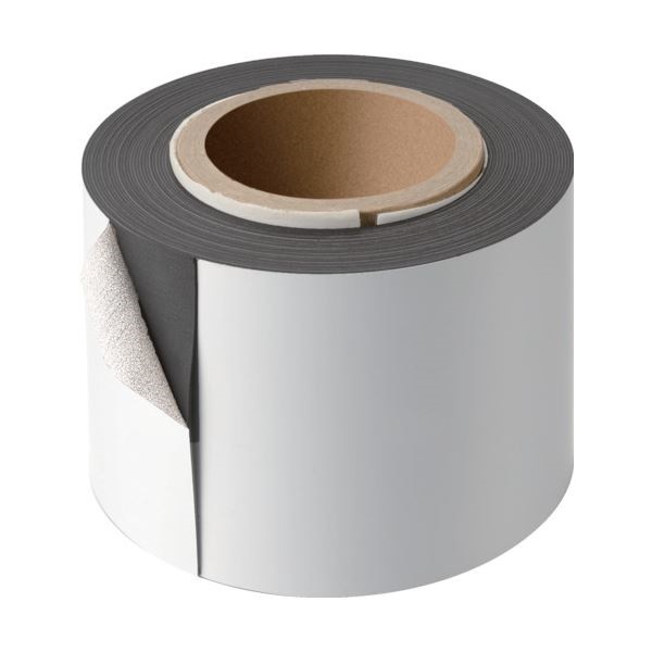 （まとめ）TRUSCO マグネットロール ツヤあり10m TCMR-08-10010TW 1巻3セット