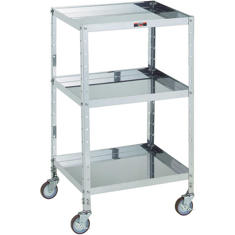 トラスコ中山　V型ステンレスワゴン 482X420XH835 3段　VL13SUS