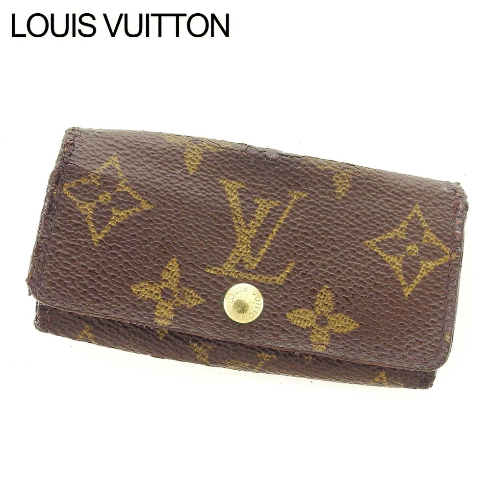 人気アイテム ルイ ヴィトン キーケース 4連キーケース ミュルティクレ4 M62631 モノグラム LOUIS VUITTON 中古 C3502  その他 財布・ポーチ - flaviogimenis.com.br