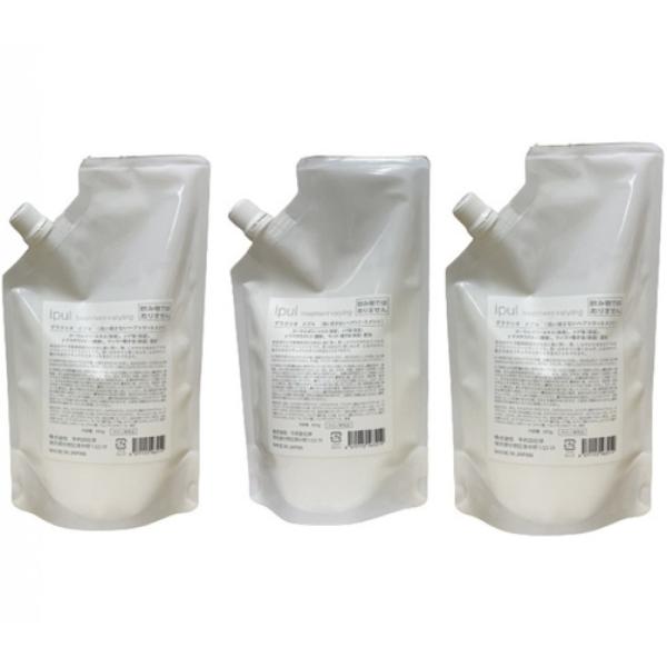 3個セット 千代田化学 デラクシオ イプル 300g リフィル　詰め替え用 洗い流さないトリートメント ヘアケア アウトバス スタイリング 形状記憶 保湿 毛髪補修