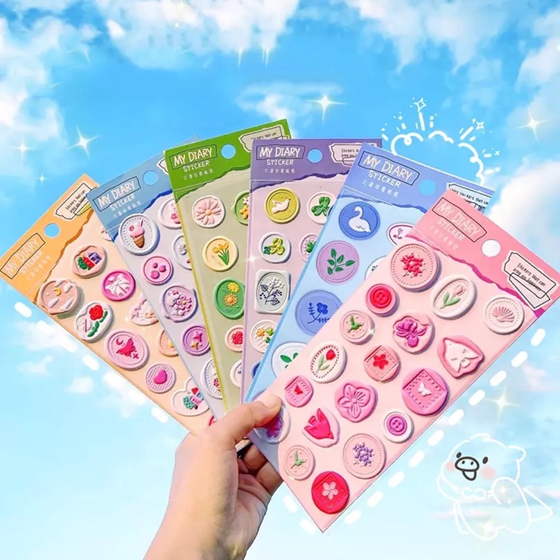 Qoo10] 【2枚セット】ステッカー シール 韓国