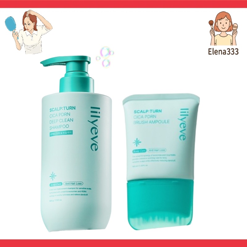 [ヘアケア]スカルプトン シカ PDRN ディープクリーン シャンプー 500g/クーリング アンプル 100ml/オリーブヤング 1位/髪/大容量シャンプー/角質/ヘア/韓国化粧品