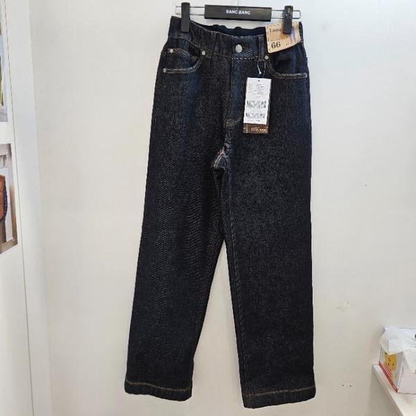 BANG BANG HC19 女性用冬セミワイドフィットインバンドミンク起毛スパンデニム（S42229497）