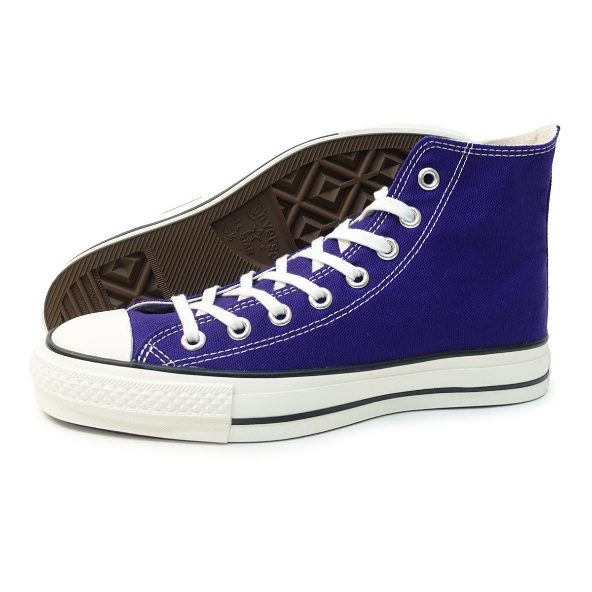 スニーカー メンズ レディース ハイカット キャンバス オールスター J HI パープル ALL STAR J HI 日本製 紫