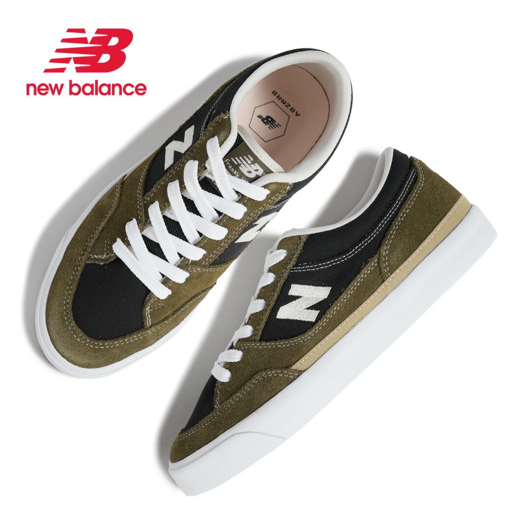 NEW BALANCE ニューバランス ヌメリック 417 スニーカー NUMERIC Franky Villani NM417LBN WOODLAND ( カーキ 黒 メンズ スケート SKATE