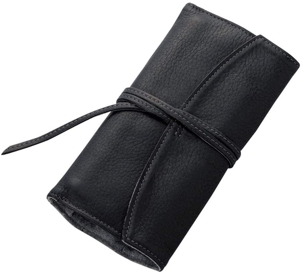 （まとめ買い）ペンサンブル ロールファスナーペンケース3本差し ブラック PSRF3-01-B [x3]