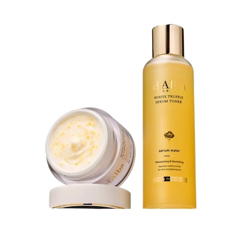 [ルームスリッパ ギフト] 「ビタ生気」 ホワイトトリュフオイル カプセルクリーム 55g + セラムトナー 180ml (セット商品!)