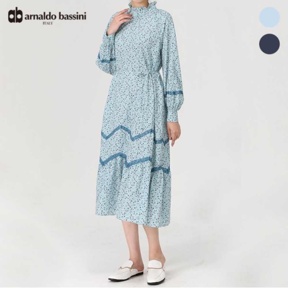 （アナルドバシーニ）（アナルドバシーニ）ラインカラープリントロングワンピース（AV04OP03M）