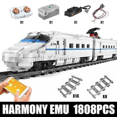 【新品】ブロックトレイン　蒸気機関車　線路付き　レゴブロック互換品　レゴトレイン 新品】ブロックトレイン 蒸気機関車 線路付き レゴブロック互換