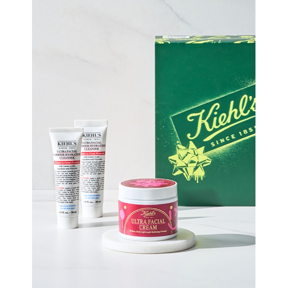 キールズ 2025 ホリデーウルトラフェイシャルクリーム 125ml セット (アミノバリアクレンザー 30ml x 2 無料)