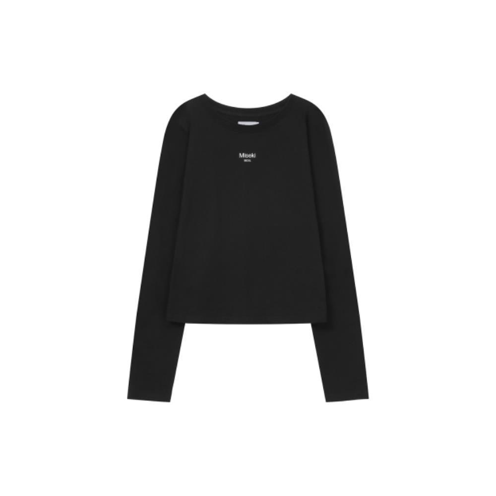 MISEKI SEOUL Mini logo long sleeves BLACK MSK2402022BK