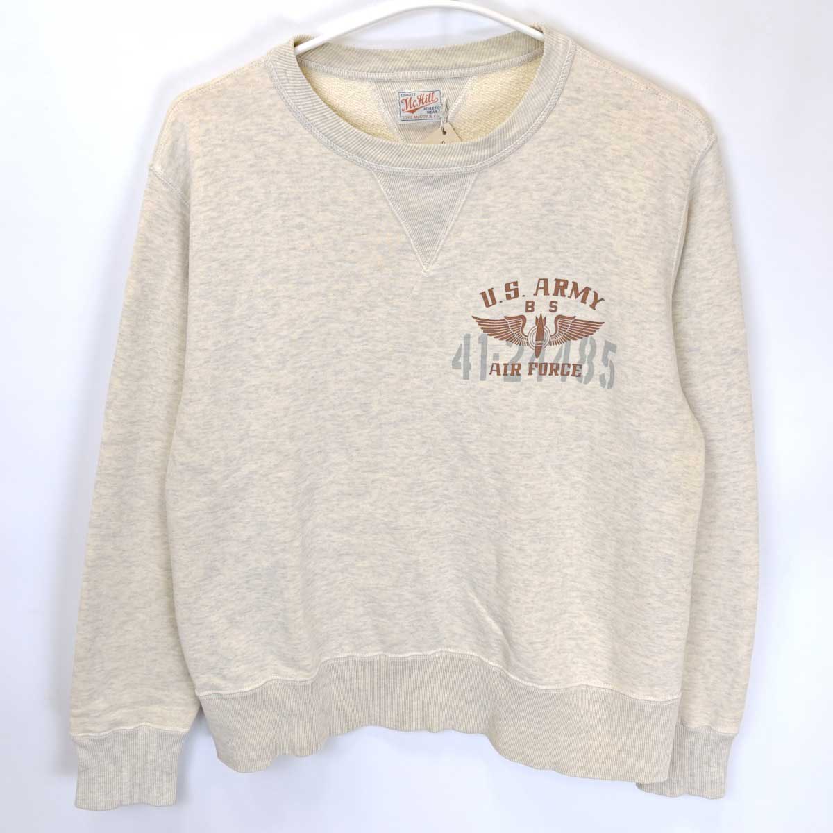 【中古】TOYS McCOY トイズマッコイ McHill USAAF BS ミリタリースウェットシャツ 38 TMC1462 メンズ