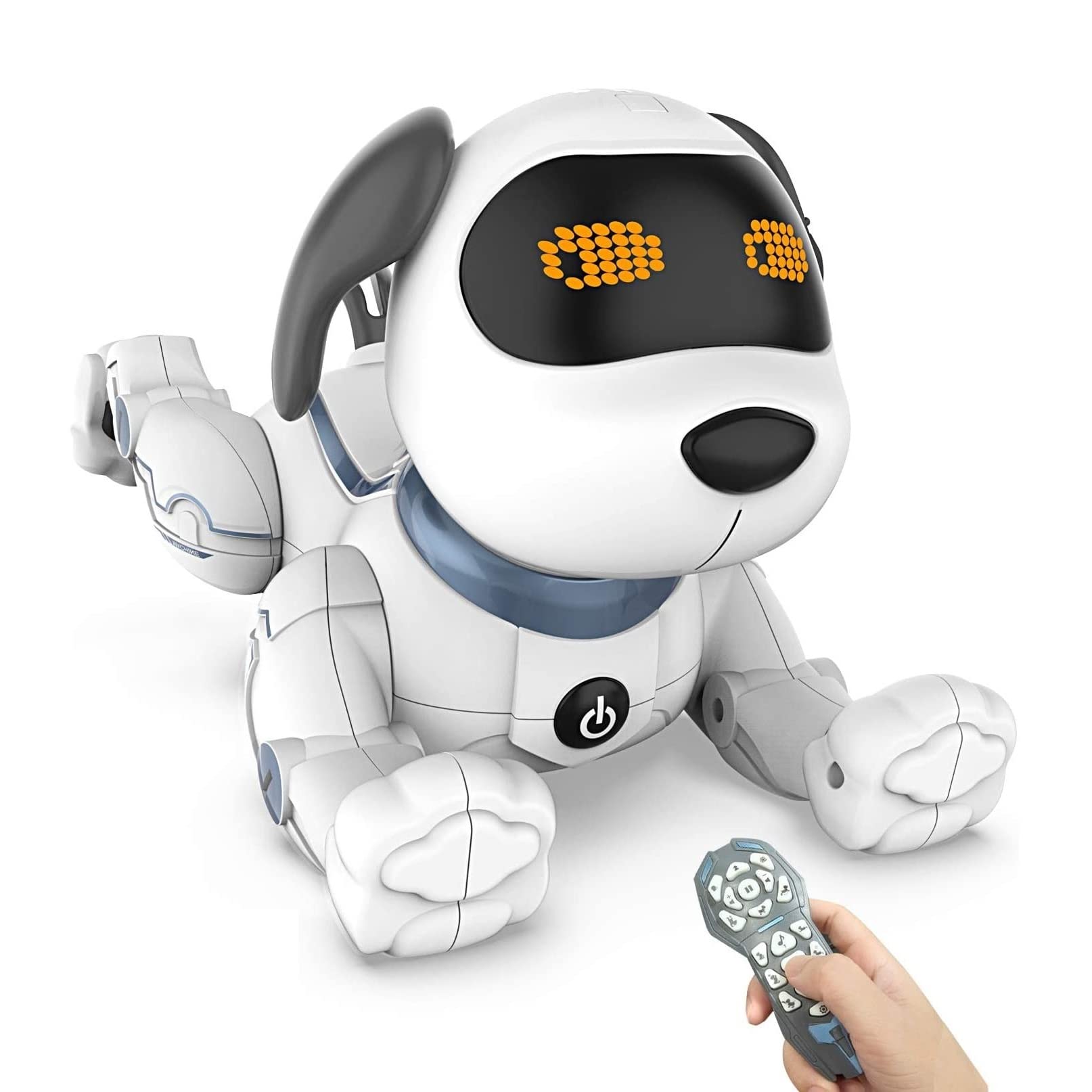 ロボットプラザ(ROBOT PLAZA) ロボット犬 子供向け おもちゃ 知育玩具 人気 犬型ロボット ペットロボット 犬 簡易プログラミング ロボットペット 誕生日プレゼント 男の子