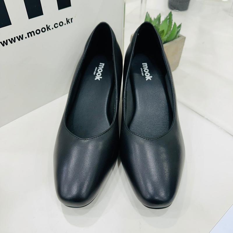 女性パンプス靴 5cmヒール AAブラック