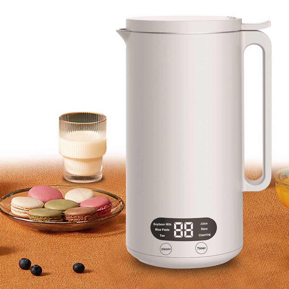 豆乳メーカー 350ML ミキサー 全自動 家庭用 乾燥豆でもOK おもゆ お粥 ジャム スープ おから 離乳食 果物 野菜 濾過不要 小型 25分で豆乳が作れる 1-2人用 洗いやすい 過熱保護 9,131円