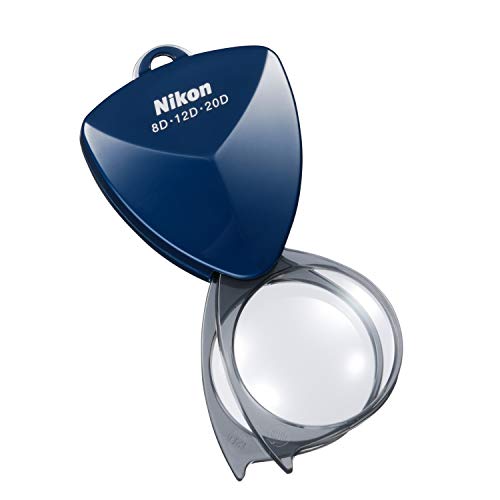 Nikon 携帯型拡大鏡 ニューポケットタイプルーペ20D(2倍/3倍/5倍) ミッドナイトブルー