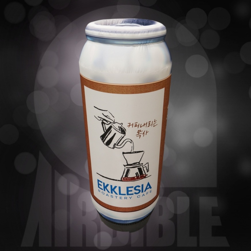 [缶飲料] カフェ テイクアウト エアー看板 目立つ看板 店舗看板