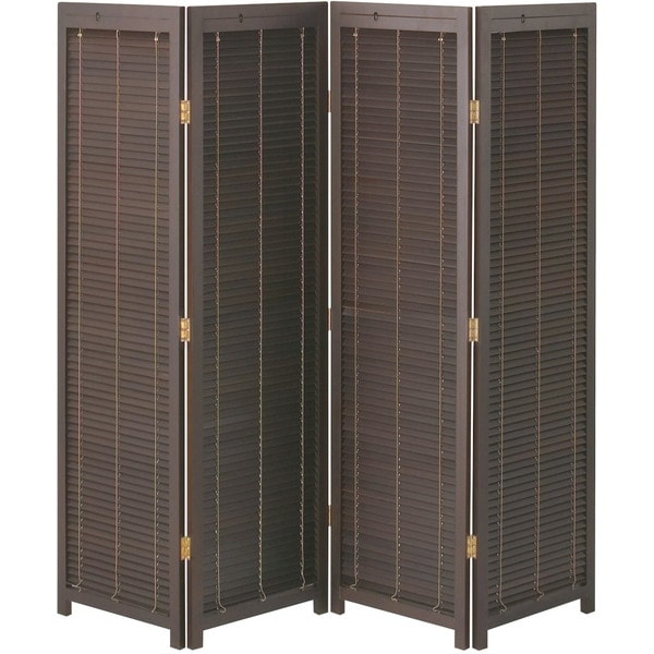 JP-LB4(BR) 衝立4連 ブラウン メーカー直送