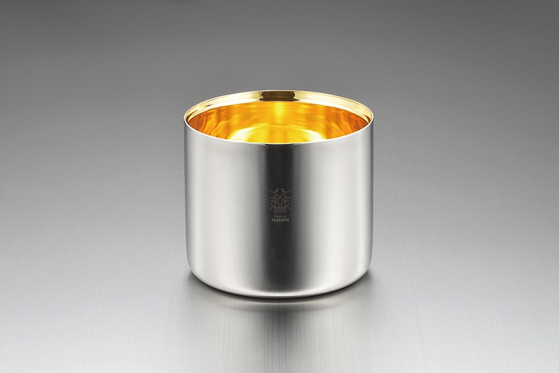 「金の贅」18-8ステンレスW構造アイスペール（内面金めっき）