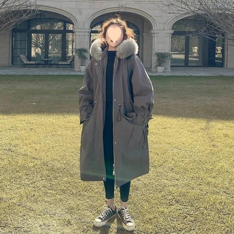 モッズコート 中綿ダウンコート レディース キルティングコート ロング丈バーカージャケット カジュアル エコファーフード連れコートオシャレ 暖かい