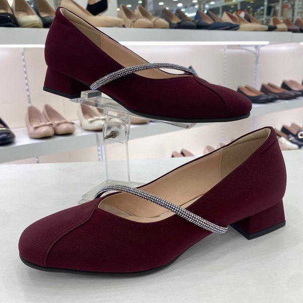 女性フラットパンプス PFEHFP588WI HSIF1A GN