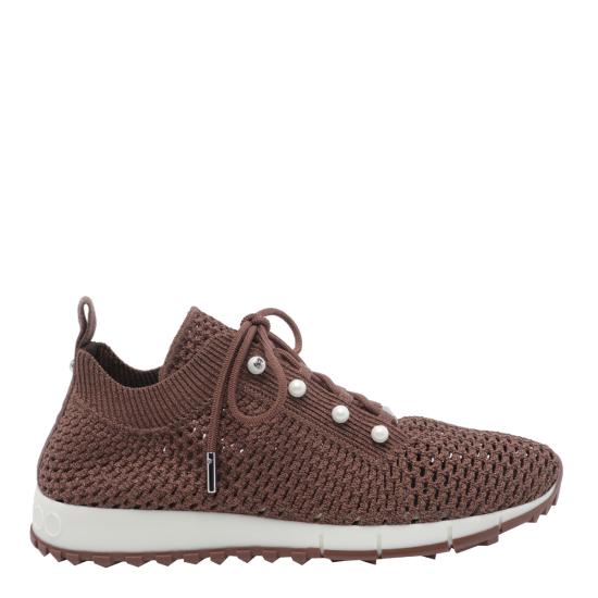JIMMY CHOO Women Sneakers VELES QEHCHOCOLATE BRONZE Brown