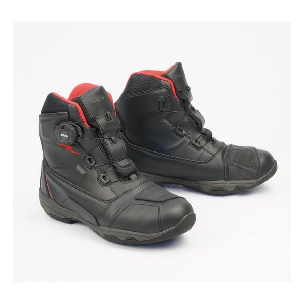 R&R DTラフライディングシューズ BK/RD-23.0 RR6302BK/RD230