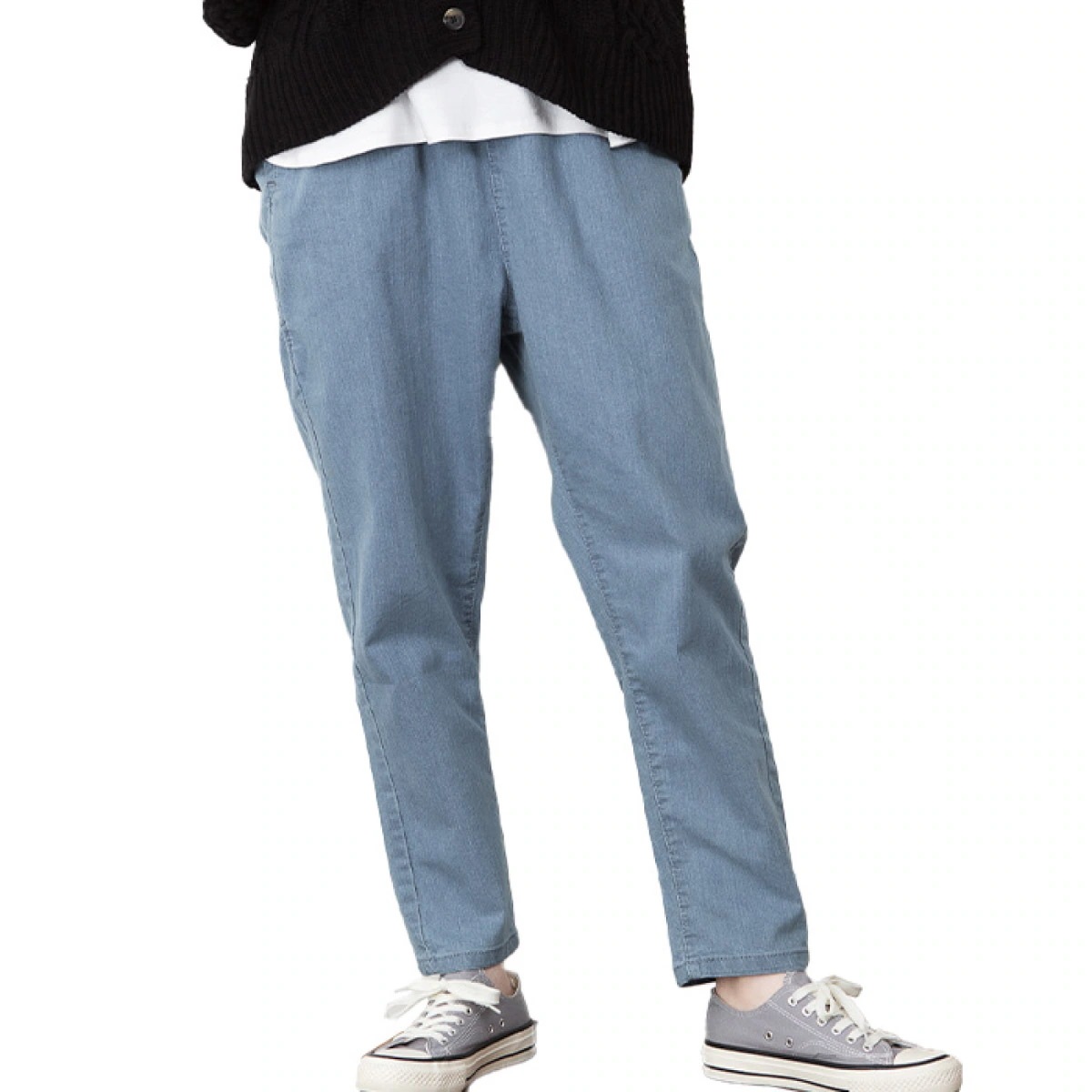 パンツ レディース テーパードパンツ ストレッチパンツ 大きいサイズ ルーズ きれいめ オフィス カジュアル ウエストゴム 楽ちん 美脚 デニム ツイル チノパン ボトムス ズボン M L LL 3L