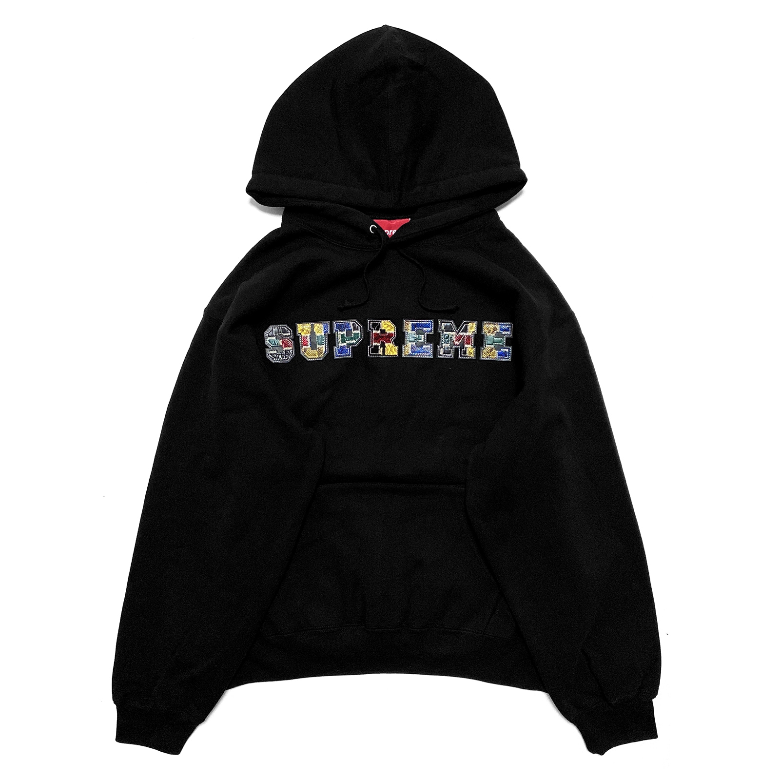 カレッジエイトパッチワークレザーパーカー FW23SW58