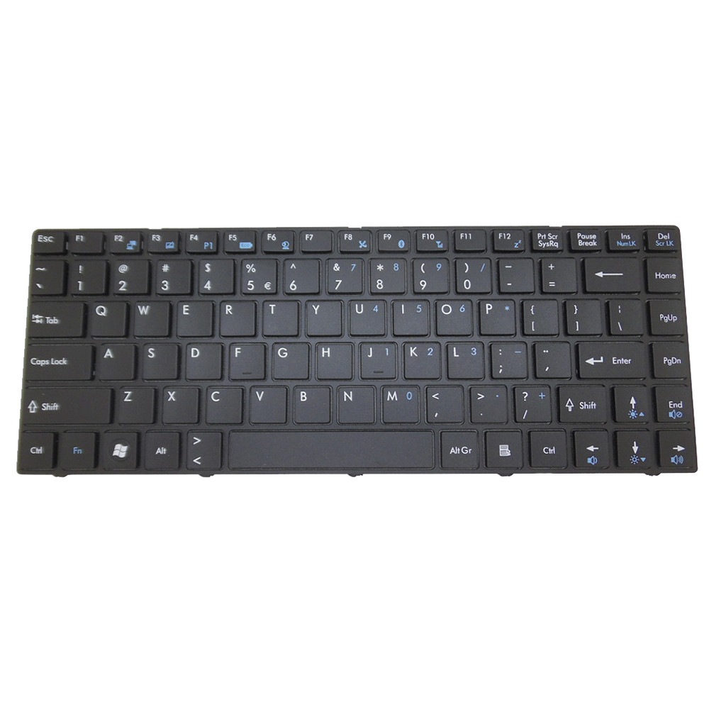 キーボード互換 MSI CR480 CX420MX CX420X EX465MX EX465X FR400 FR420 FX420 英语黑枠