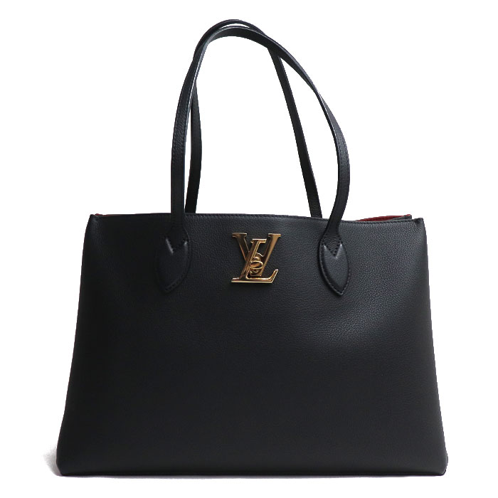 LOUIS VUITTON ルイ・ヴィトン ロックミー・ショッパー トートバッグ ブラック M57345 FL4220 レディース 中古 美品