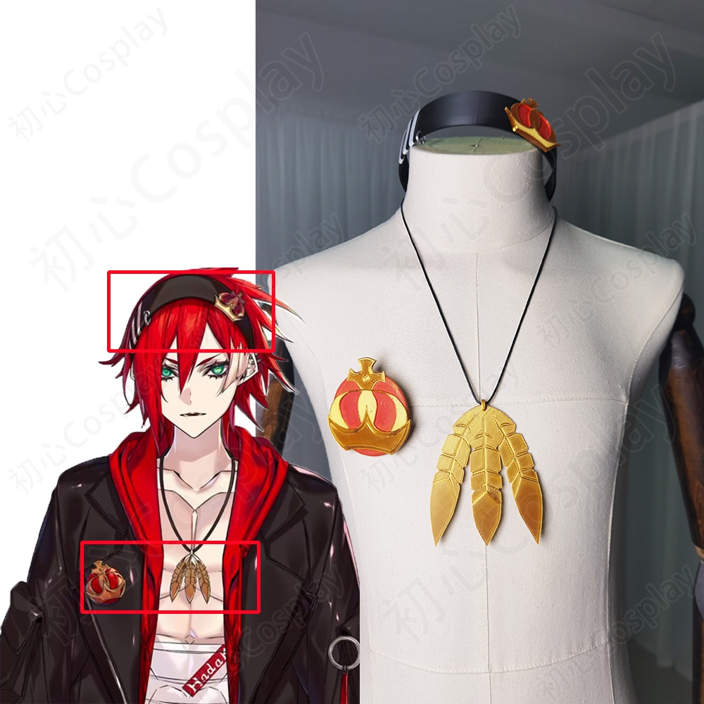 神納セイガ ネックレス ブローチ 髪飾り cos道具 コスプレ cos服部品 別体設計 全セット ばら売り可能 A84