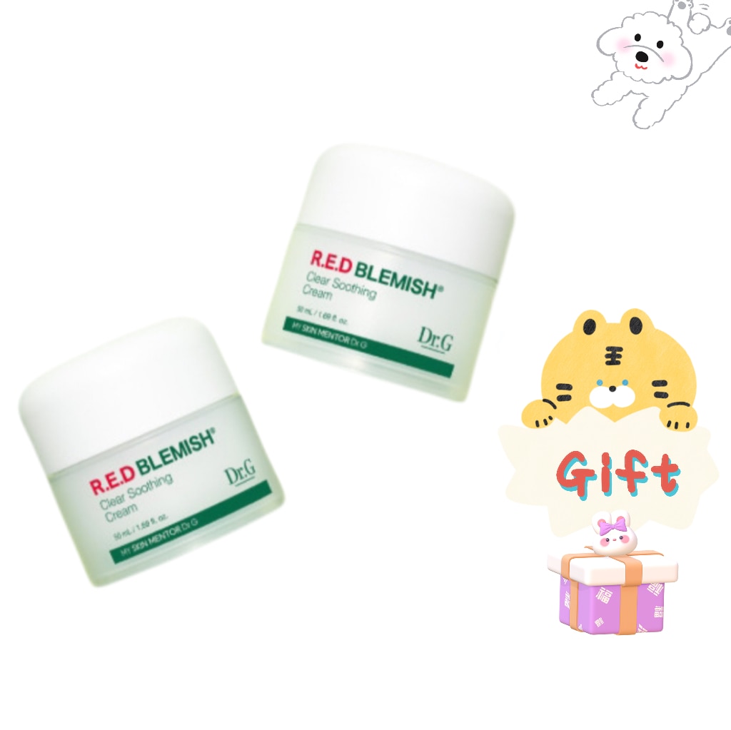 レッド ブレミッシュ クリア スージング クリーム 50ml 1+1 / 韓国コスメ/人気/おすすめ/ニキビ/大容量/スプレー/ミスト/毛穴/乳液/鎮静/保湿/ビタミン/セット