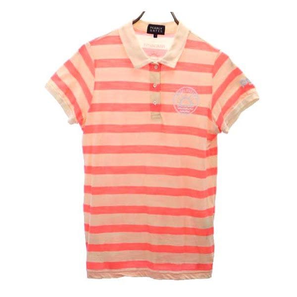 バーバリーゴルフ ボーダー 半袖コットン ポロシャツ レッド L B255 POLO RALPH LAUREN ポロゴルフ ラルフローレン 半袖ポロシャツ