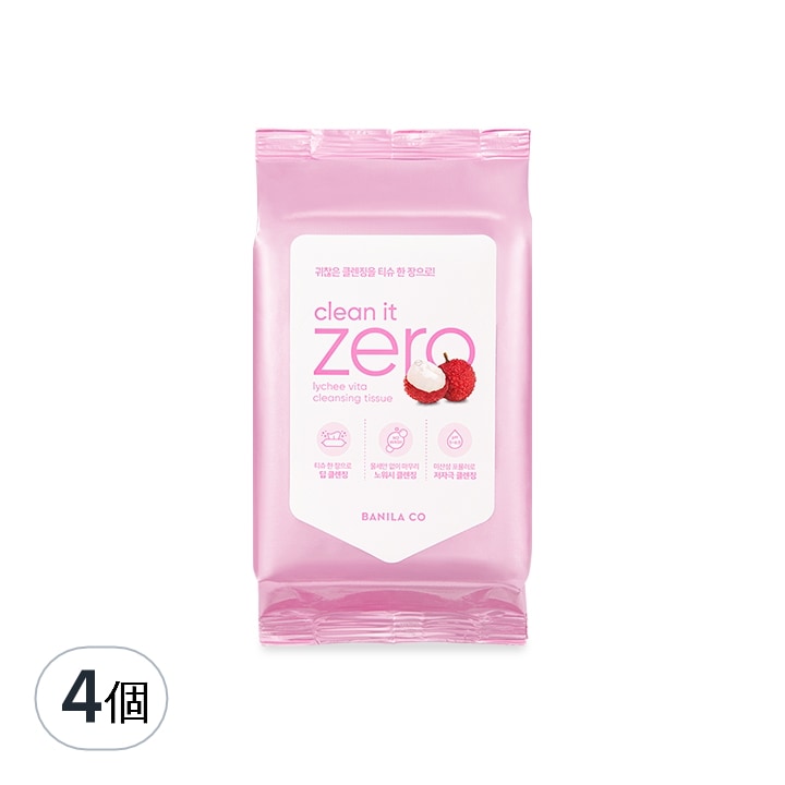 クリーンイットゼロ リッチ ビター クレンジングティッシュ 30本入り 4個