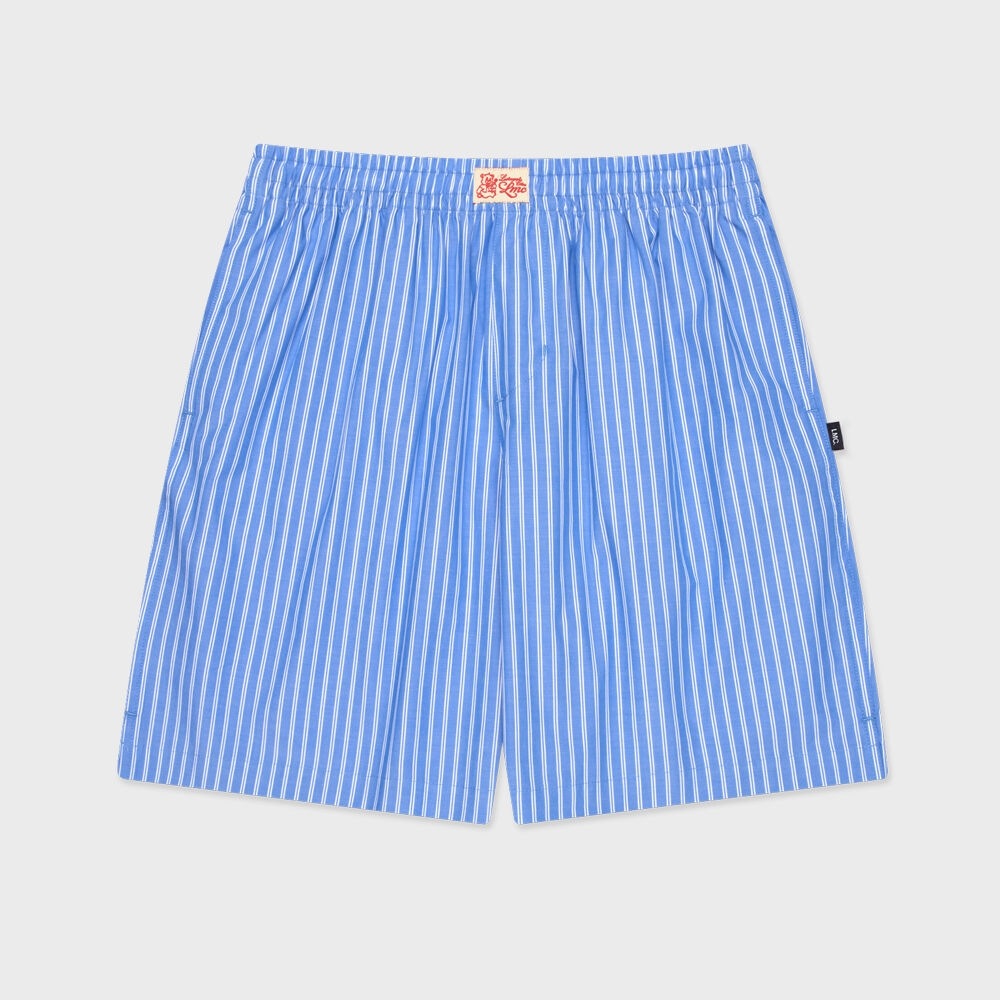 LMC ストライプリゾートショートパンツブルー