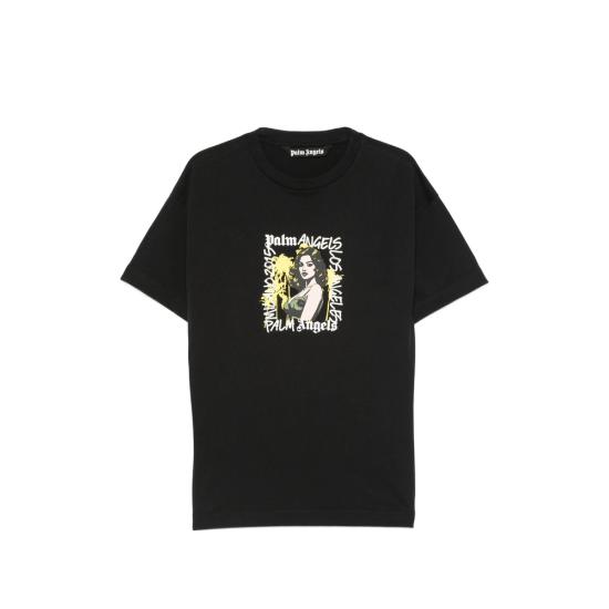 PALM ANGELS Men Tops PMAA109S26 JER00F 1084 BLACK