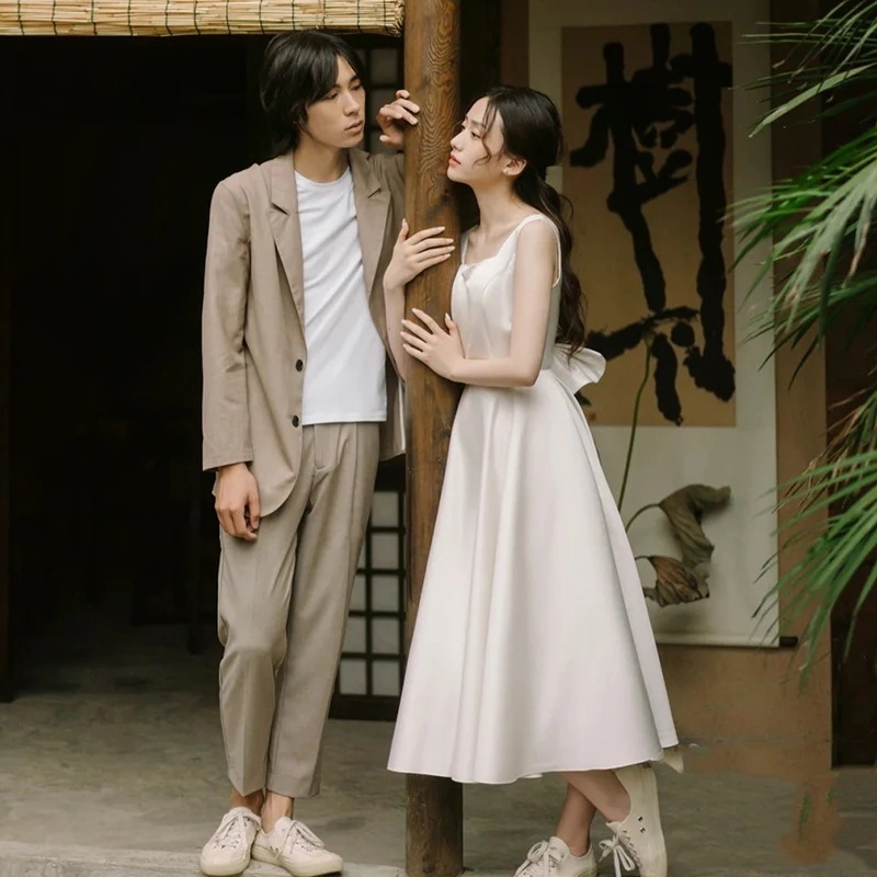 ウェディングドレス 白 結婚式 花嫁 サイズオーダーメイド可能 成人式 お呼ばれ ウェディング 演奏会 二次会 パーティードレス 前撮り ワンピース ロングドレス 42