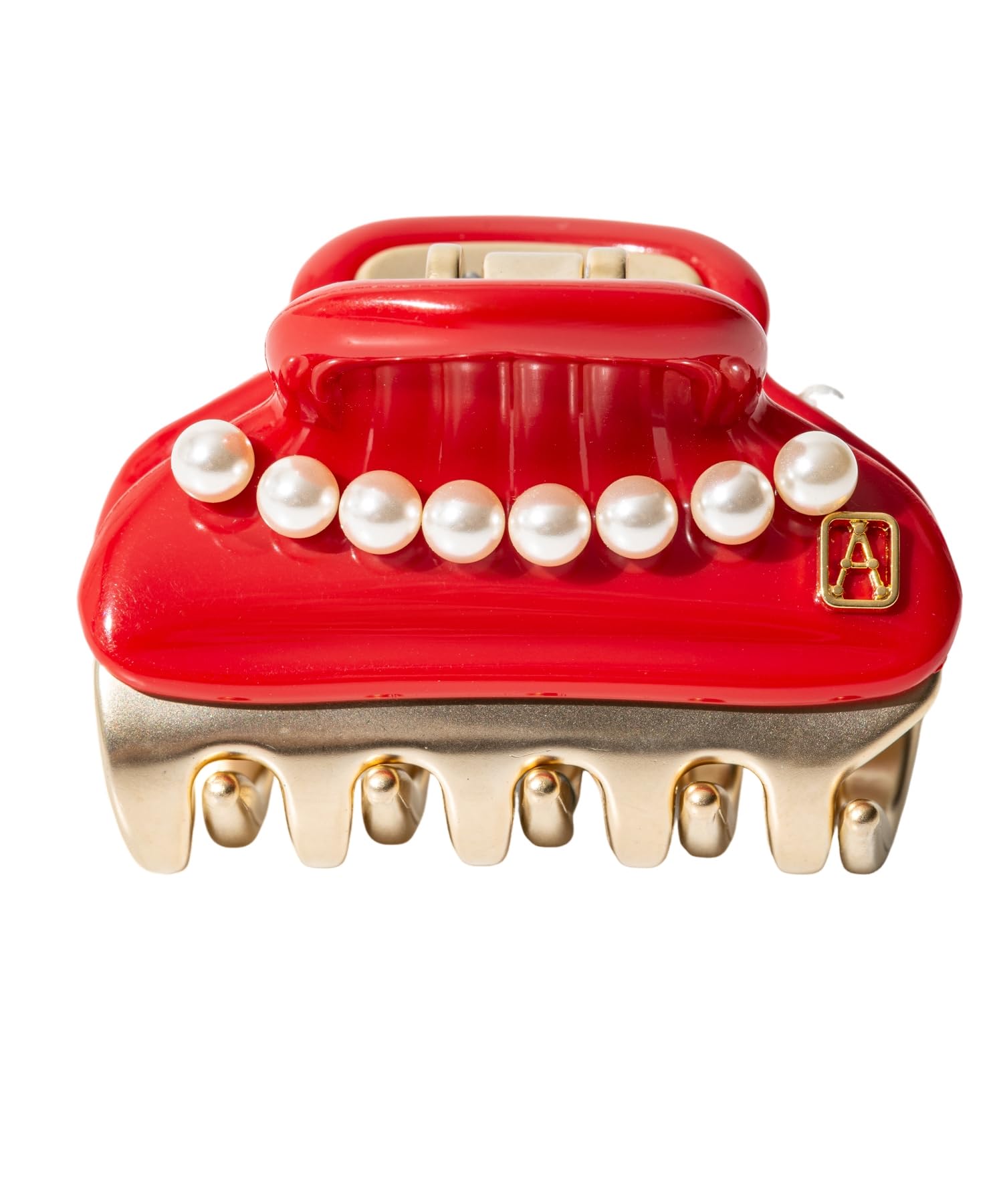 [アレクサンドル ドゥ パリ] TIMELESS ヘアクリップ ICC45-14339-37 ROUGE/OR(R1)