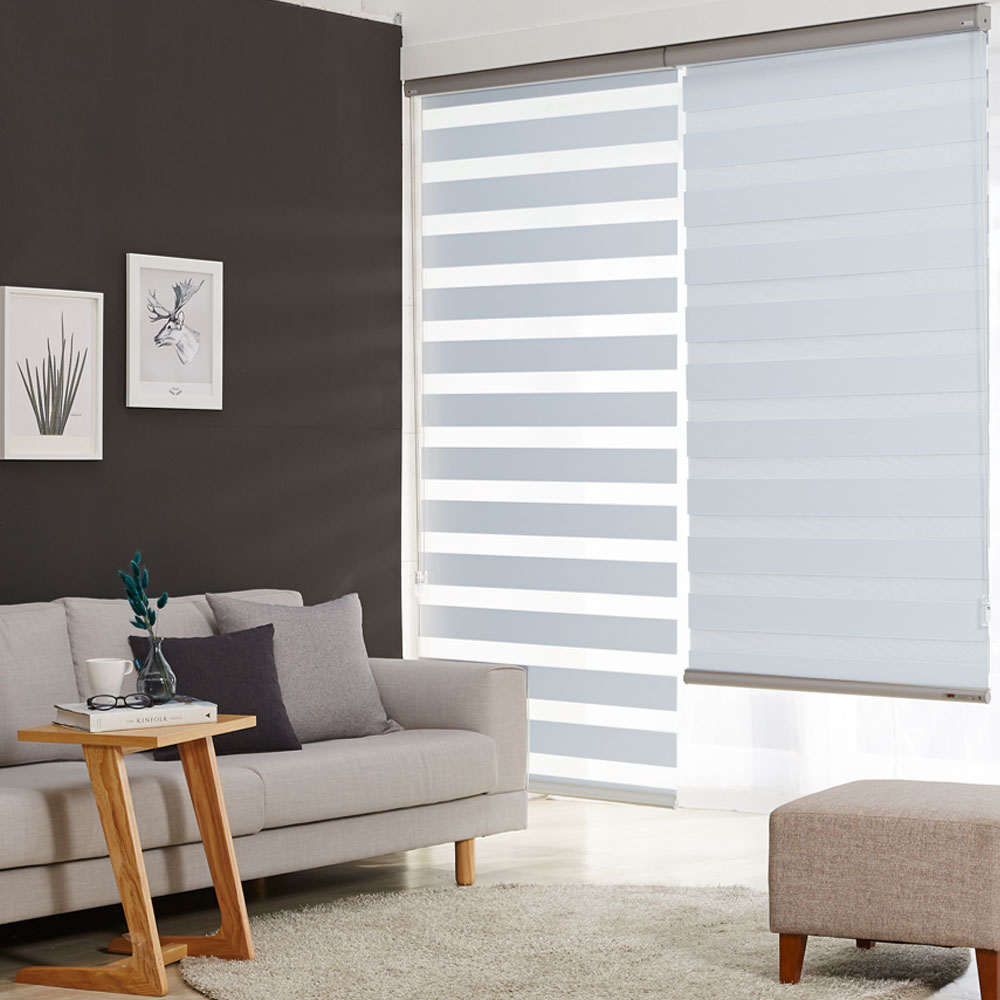 1+1 LUCIFER 8色 韓国コンビブラインド ロールスクリーン カスタムメイド