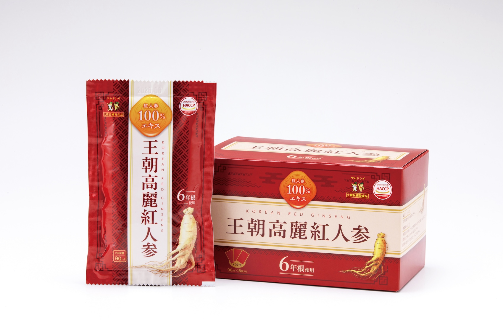 王朝高麗紅人参 90ml×8包