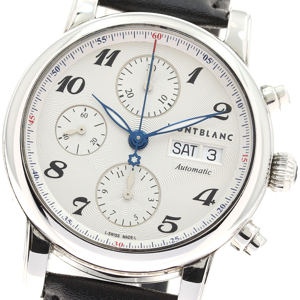 モンブラン MONTBLANC 7201/106466 スター クロノグラフ デイデイト 自動巻き メンズ 良品 _942676【中古】