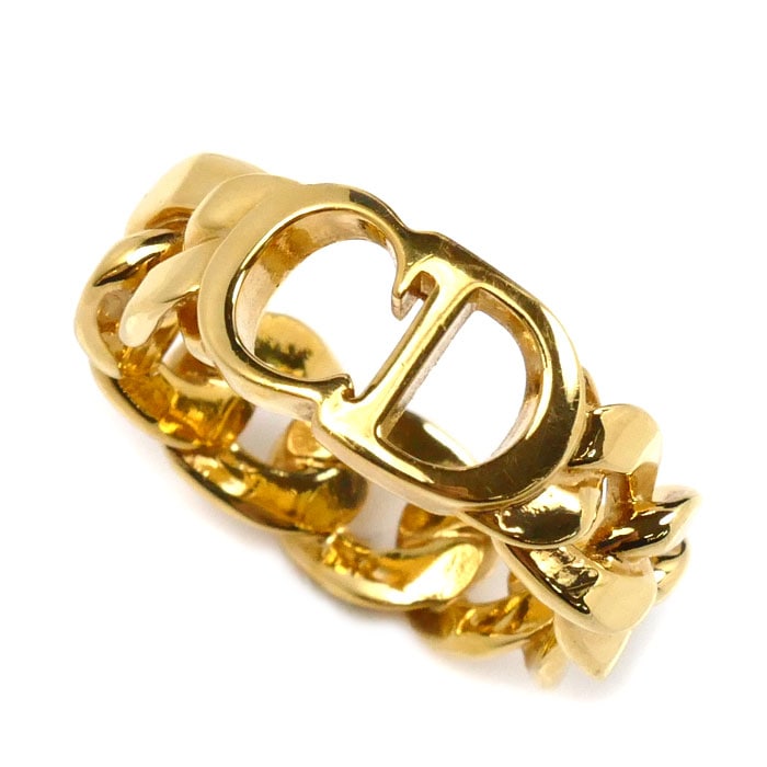 Christian Dior クリスチャンディオール GP CD ICON チェーンリンク リング・指輪 13.5号 レディース 中古