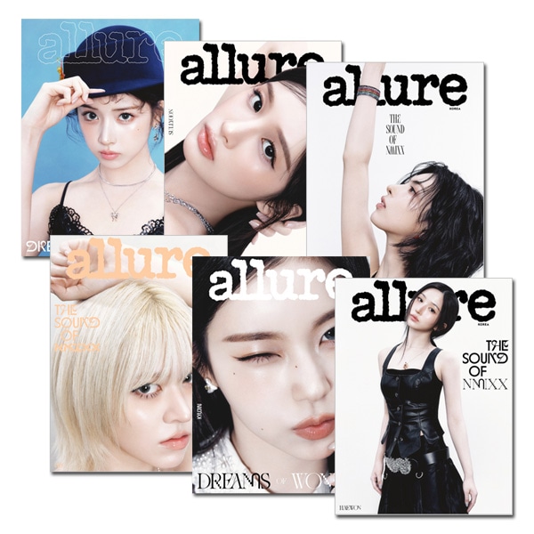 [6種セット] 韓国女性雑誌 allure Korea 2026年 6月号 (NMIXX表紙6種セット)