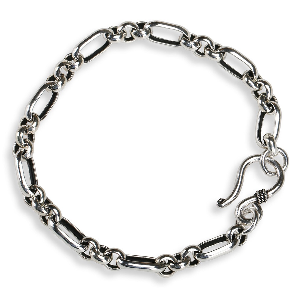 925 チェーンブレスレット フック [bs102]