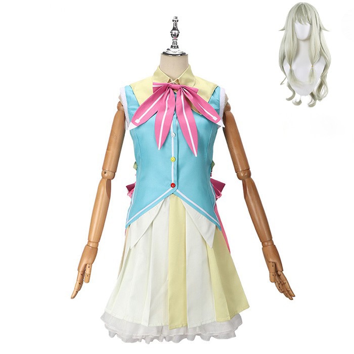 プロジェクトセカイ カラフルステージ! 草薙 寧々 コスプレ衣装 ゲーム 変装 学園祭 イベント ウィッグ 追加可