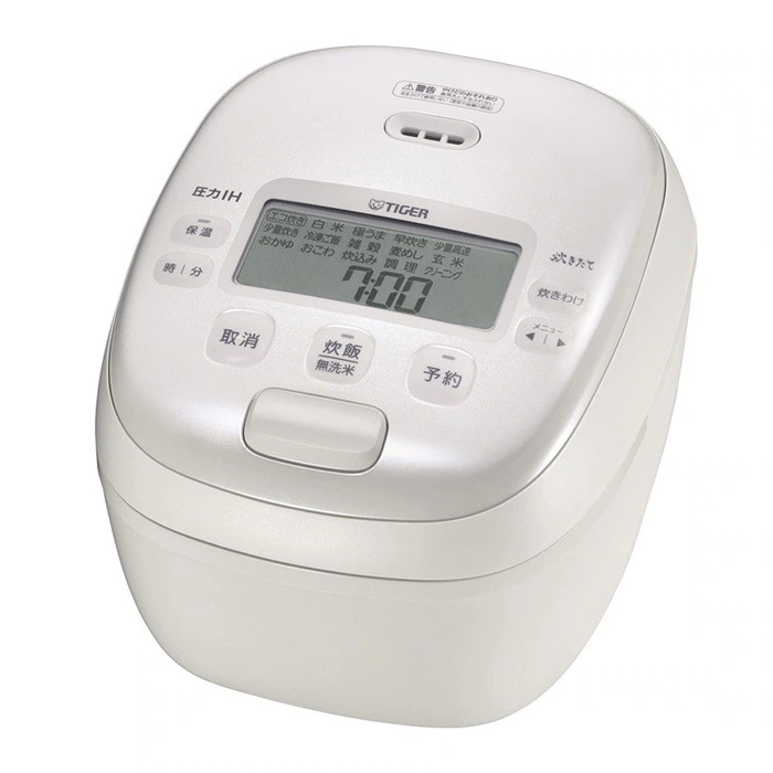 5.5合炊き 圧力IHジャー炊飯器 炊きたて JRI-B100-W ホワイト