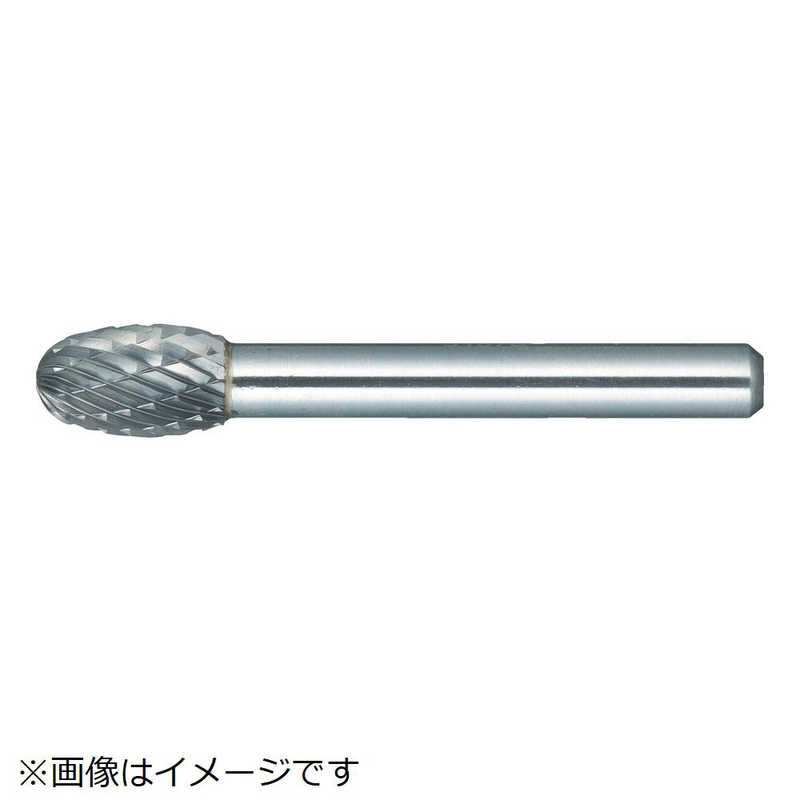 トラスコ中山　超硬バー タマゴ型 Φ19X刃長25X軸6 アルミカット　TA6C190