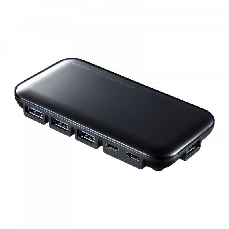 サンワサプライ　USB3.2Gen2対応 Type-C 7ポートハブ　USB-3TCH38BK